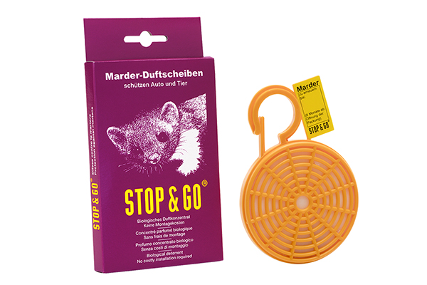 Ochrana proti kunám STOP&GO, Duftscheibe - Vonné těleso proti kunám