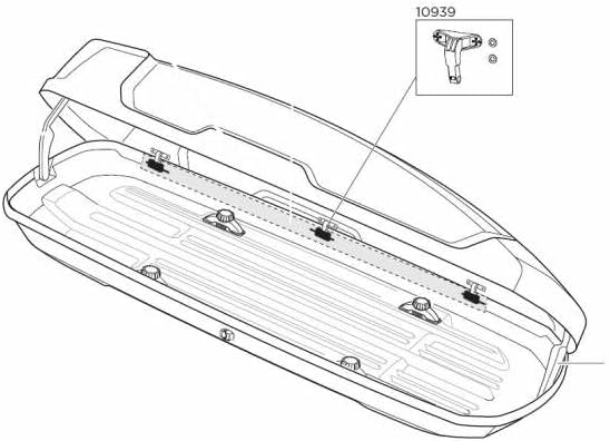 Střešni box THULE Force XT Locking Hitch