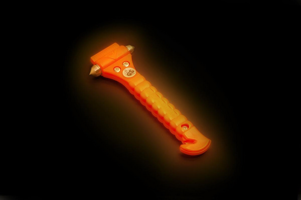 Nouzové kladivo LIFEHAMMER, Nouzové kladívko - oranžové, fluoreskující
