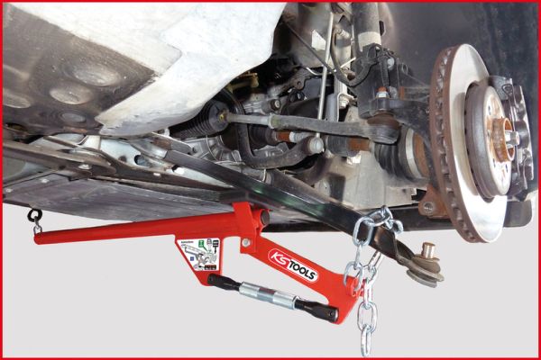 Univerzální montážní páka na nápravy KS TOOLS, Univerzální páka na nápravy s řetězem, 960 mm