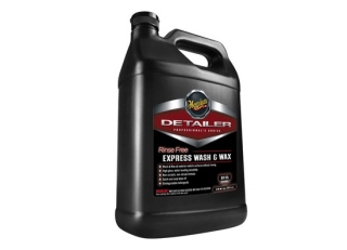 Čistící prostředek na laky MEGUIARS 3,78L Rinse Free Express Wash & Wax - přípravek pro mytí bez vody, s voskem na bázi syntetických polymerů