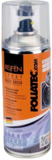 Sprej na pneumatiky Foliatec 400ml magic green