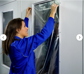 Bezpečnostní fólie HornBauer, Self-adhesive protective film GLASCLEAN - Nářadí