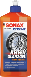 u SONAX, 0,5L XTREME Gel na pneumatiky s leskemProstředek pro péči o gum