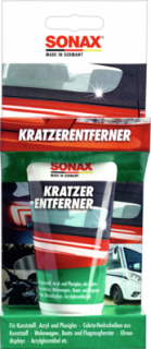 Leštění / politura SONAX, 75ML Odstraňovač škrábanců z plastových a plexi dílů