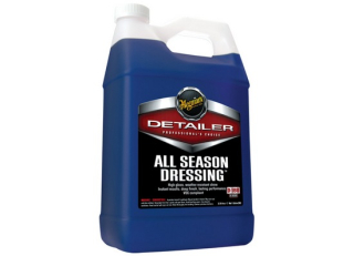Čistič plastů MEGUIARS, 3,78L All Season Dressing - přípravek pro renovaci a ochranu exteriérových plastů a pneumatik
