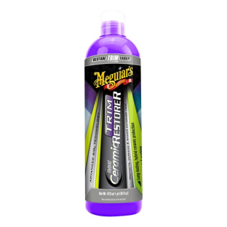 Čistič plastů MEGUIARS, 0,473L Hybrid Ceramic Trim Restorer - oživovač a keramická ochrana nelakovaných plastů