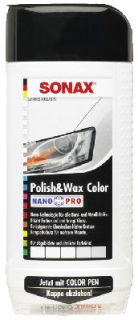 Leštění / politura SONAX, 0,5L Barevná leštěnka bílá