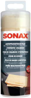 Čistící utěrka SONAX, Umělá jelenice v plastovém obalu