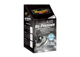 Čistící / dezinfekční prostředek, klimatizace MEGUIARS 71G Air Re-Fresher Odor Eliminator - Black Chrome Scent - čistič klimatizace, pohlcovač pachů, osvěžovač vzduchu, vůně "Black Chrome"