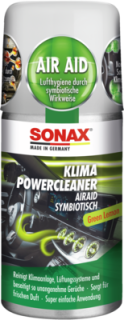Čistící / dezinfekční prostředek, klimatizace SONAX, 0,1L Čistič klimatizací AirAid - zelený citrón