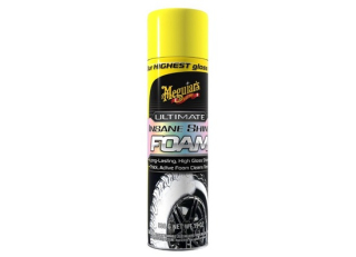 Prostředek pro péči o gumu MEGUIARS 0,538KG Ultimate Insane Shine Foam - pěna na čištění a lesk pneumatik v jednom kroku
