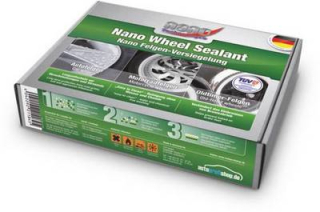 Čistící prostředek na ráfky BLUECHEM, Sada Nano Wheel Sealant - Kompletní sada na ochranu disků