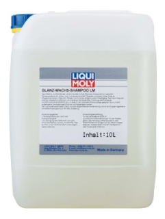 Autošampon LIQUI MOLY, Glanz-Wachs-Shampoo - 10L Šampon s leskem a voskem