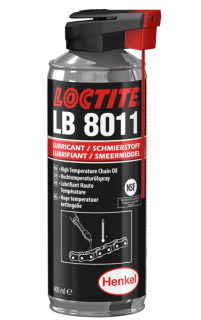 Sprej na řetězy LOCTITE, LOCTITE LB 8011 400ML EGFD - 0,4L LOCTITE LB 8011 - Syntetický olej na řetězy