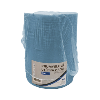 Papírové ručníky CARFIT, 2-vrstvá průmyslová papírová utěrka v roli 40x37 cm, délka 400m, 1000 útržků