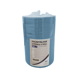 Papírové ručníky CARFIT, 3-vrstvá průmyslová papírová utěrka v roli 38x36 cm, délka 180m, 500 útržků