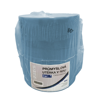 Papírové ručníky CARFIT, 3-vrstvá průmyslová papírová utěrka v roli 38x36 cm, délka 360m, 1000 útržků