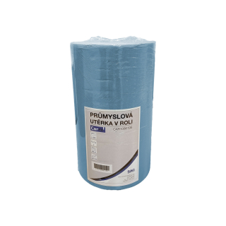 Papírové ručníky CARFIT, 2-vrstvá průmyslová papírová utěrka v roli 38x37 cm, délka 190m, 500 útržků