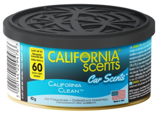 Osvěžovač vzduchu CALIFORNIA SCENTS, California Clean (plechovka) - vůně do auta