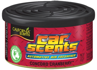 Osvěžovač vzduchu CALIFORNIA SCENTS, Brusinky (plechovka) - vůně do auta