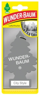 Osvěžovač vzduchu WUNDERBAUM, City Style / Městský styl (závěsný papír) - vůně do auta