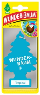 Osvěžovač vzduchu WUNDERBAUM, Tropical (závěsný papír) - vůně do auta