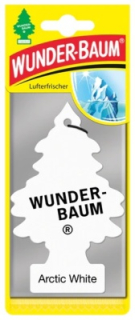 Osvěžovač vzduchu WUNDERBAUM, Arctic White (závěsný papír) - vůně do auta
