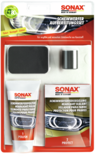 Sada na renovaci světlometů SONAX, Sada na renovaci světlometů