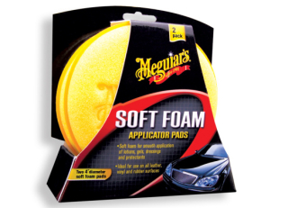Aplikátor MEGUIARS, 2ks Soft Foam Applicator Pads - pěnové aplikátory