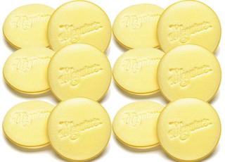 Aplikátor MEGUIARS, 12ks Soft Foam Applicator Pads - pěnové aplikátory