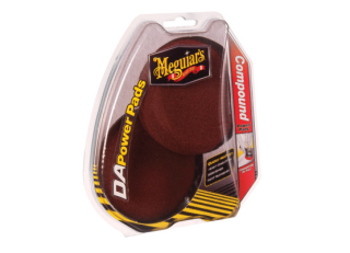 Polírovací zařízení MEGUIARS, 2ks DA Compound Power Pads - sada korekčních kotoučů pro orbitální leštičky a DA Power System, 3palcový, 75 mm