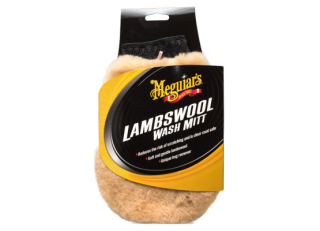 Mycí rukavice MEGUIARS, Lambswool Wash Mitt - mycí rukavice z pravé jehněčí vlny