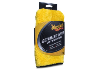 Mycí rukavice MEGUIARS, Detailing Mitt - extra hustá mikrovláknová rukavice nejen na interiér, 920 g/m2